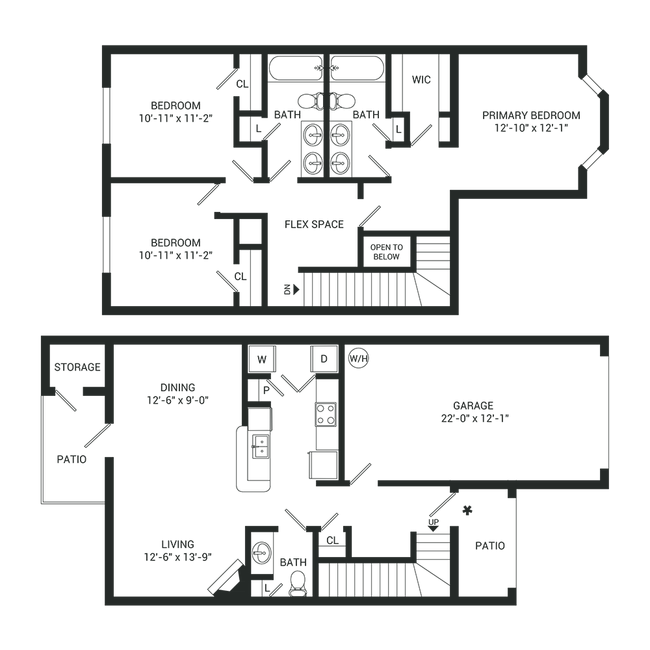 Floorplan - The Fairways at Birkdale Apartment Homes