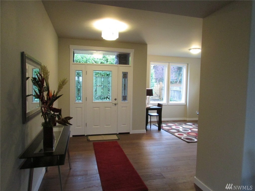 Front entry and office to the right. There is also a large 1/2 bath and large closet to the right. - 15828 25th Ave NE