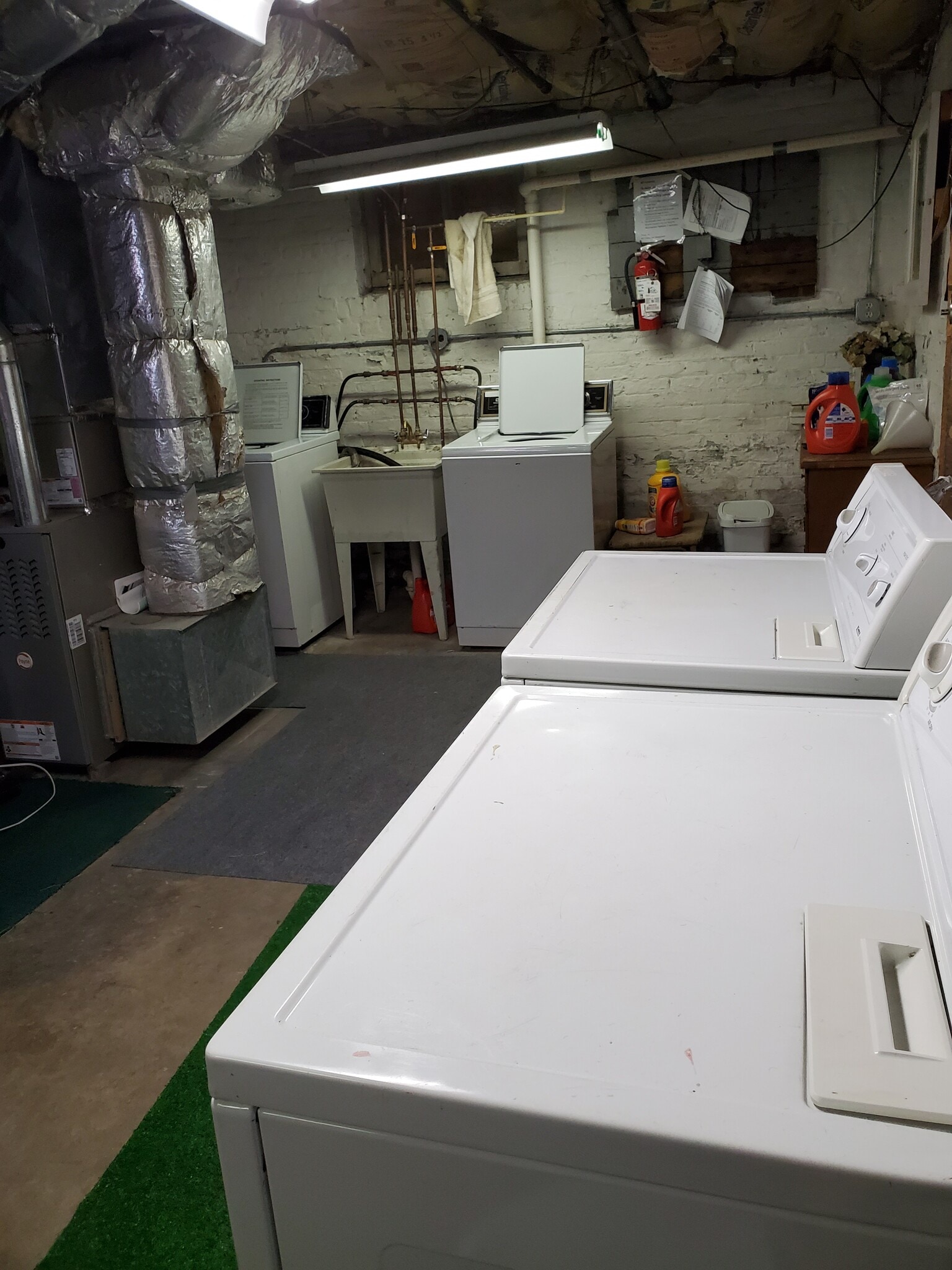 basement laundry 2 dryers - 1562 E Irving Plz