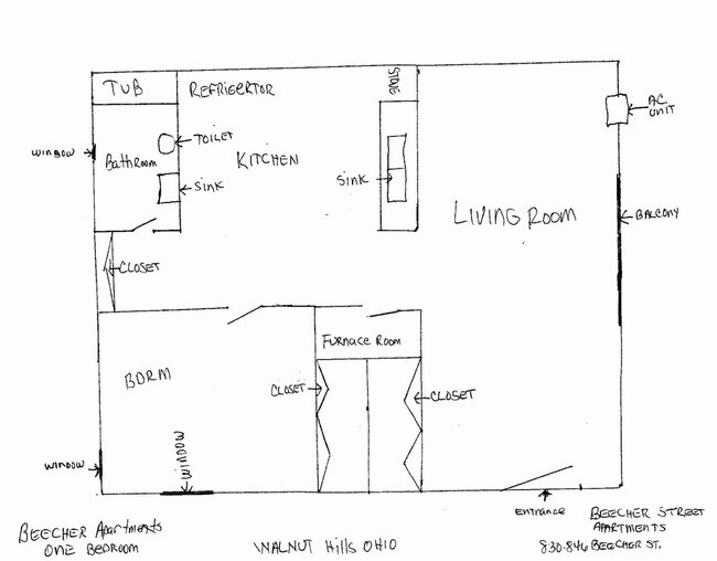Floorplan - Beecher Apartments