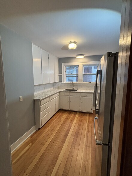 freshly renovated kitchen - 174 Dixon St