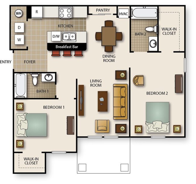 Floorplan - Fountains at San Remo Court