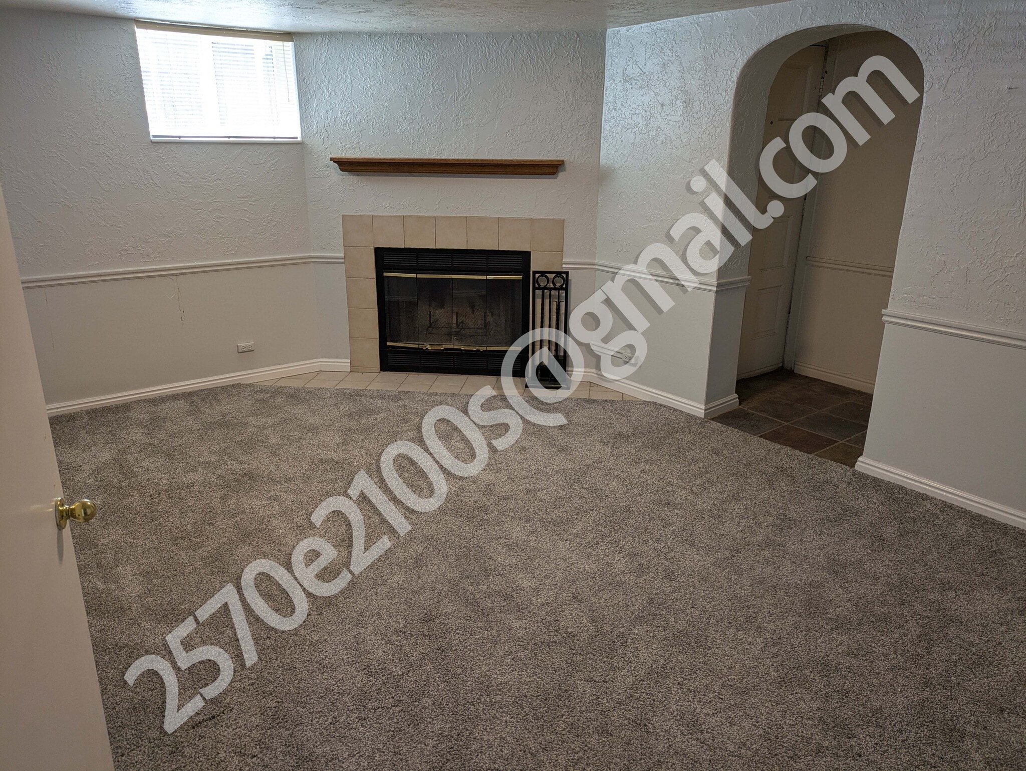 Downstairs den/family room - 2570 East 2100 South