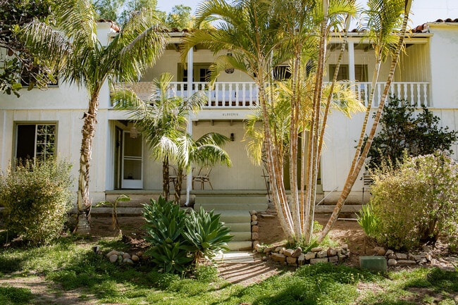 View of studio unit on the bottom floor to the left - 9457 El Tejado Rd