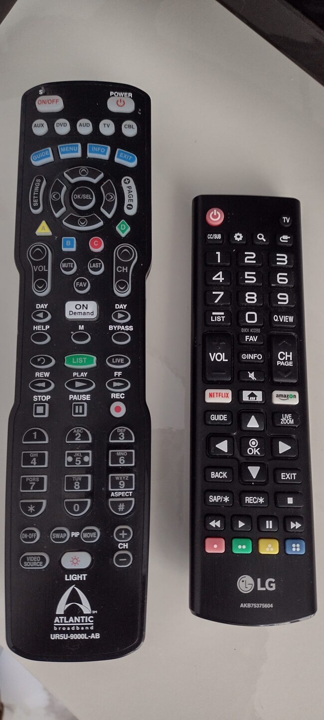 Smart TV remote controls - 100 Lincoln Rd