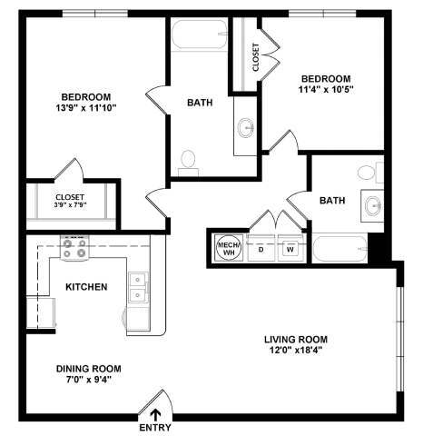 Floorplan - Thornberry Park
