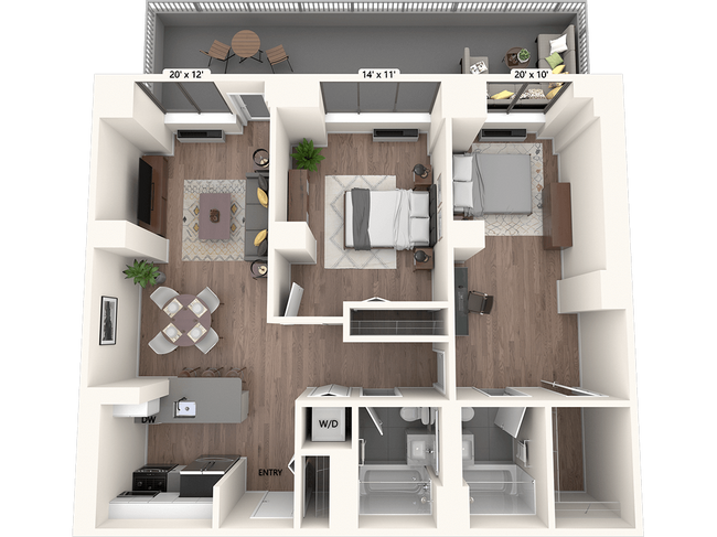 Floorplan - Avalon Bowery Place