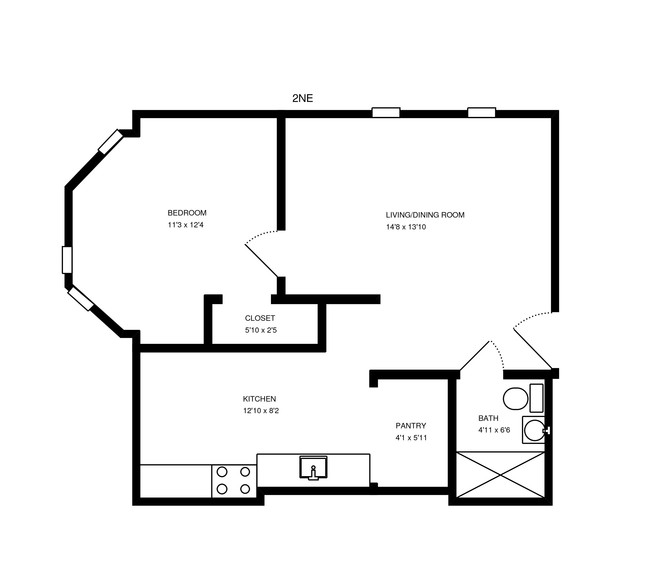 Floorplan - 1819 W Belmont