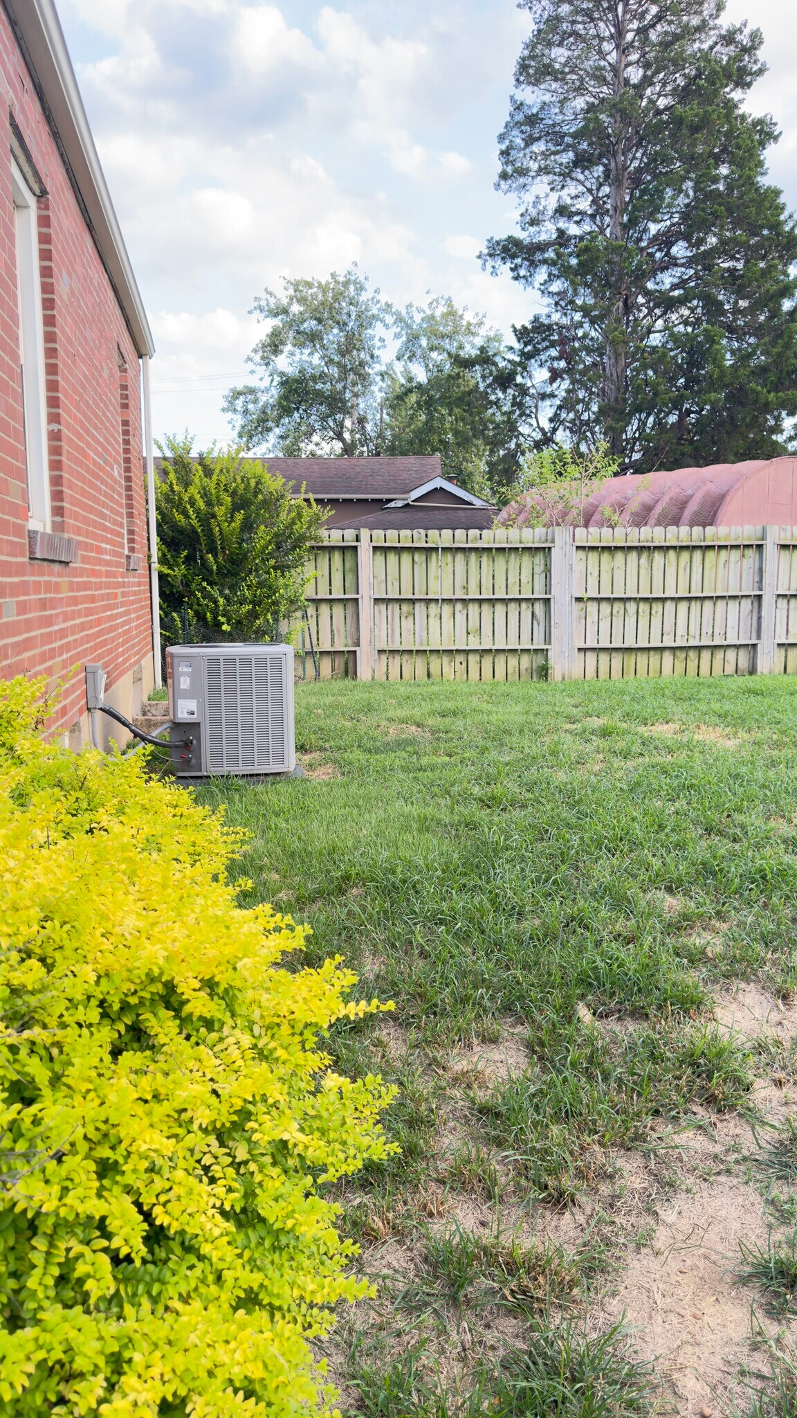 Backyard w privacy fence - 9115 Rambler Dr