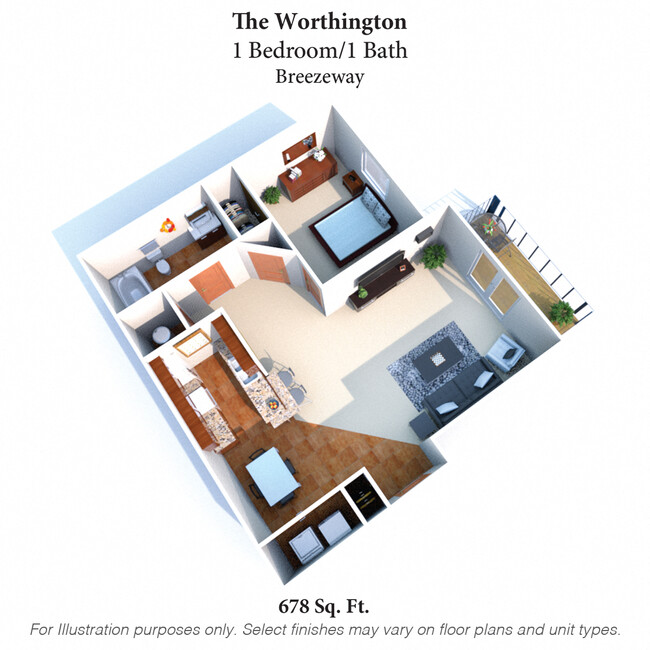 Floorplan - Brookfield Village Apartments