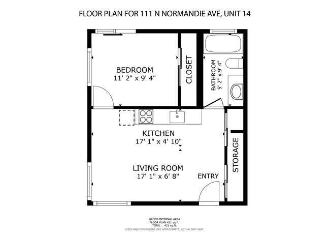 Floorplan - 111 N. Normandie Avenue