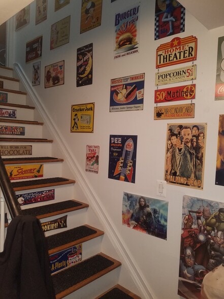 Stairs up to your 2nd floor space - 1117 5th Ave