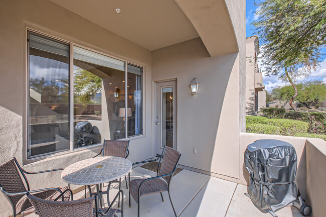 Patio off dining room; mountain views - 19475 N Grayhawk Dr