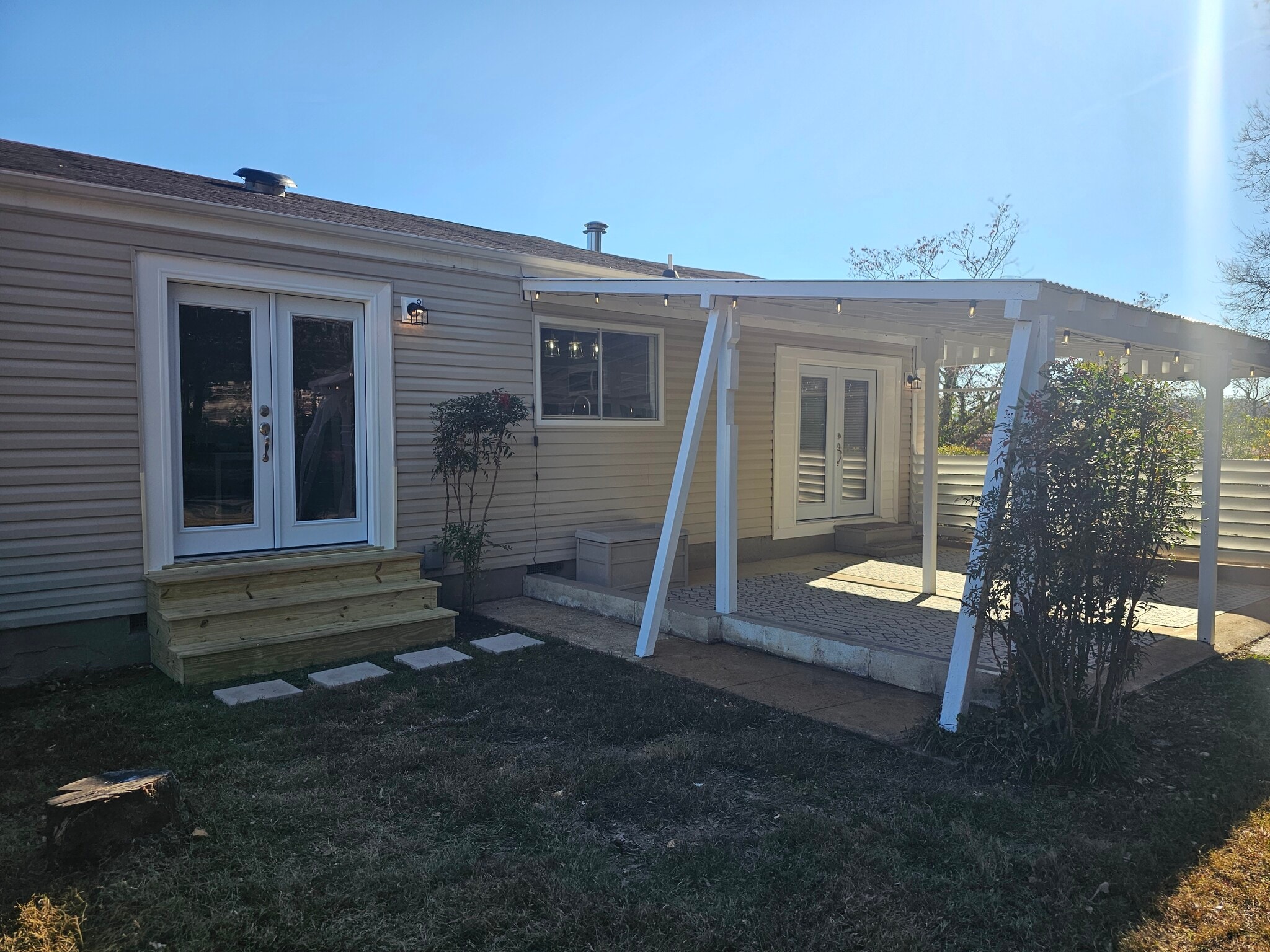 Back Patio & Rear Entrances - 3745 Morton Dr