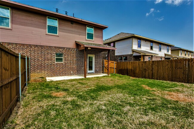 Backyard area- view back to house - 4917 Sanger Circle