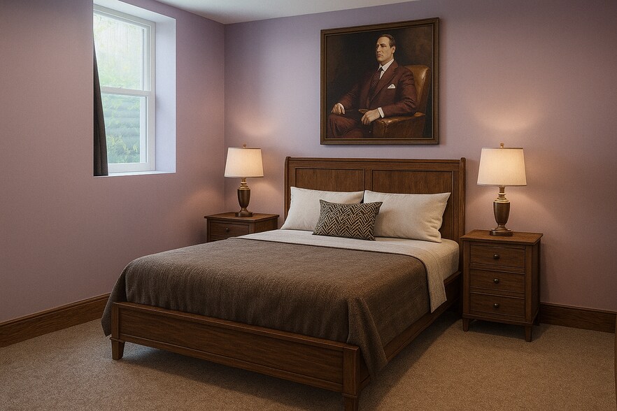 Finished lower level BR with AI furnishing - 3230 Lyndale Ave N
