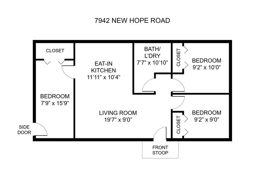 Floor Plan - 7942 New Hope Rd