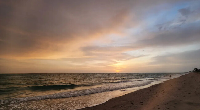 View of the Beach at Sunset - 1805 Manasota Beach Rd