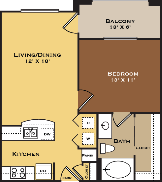 A1 - Arioso Apartments & Townhomes