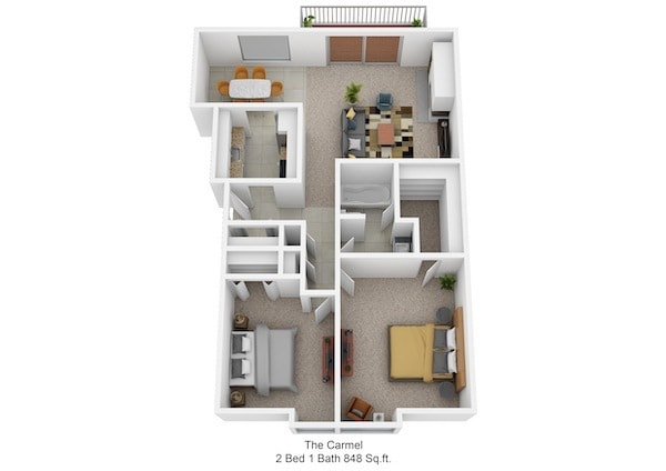 Floorplan - Harpers Point Apartments*