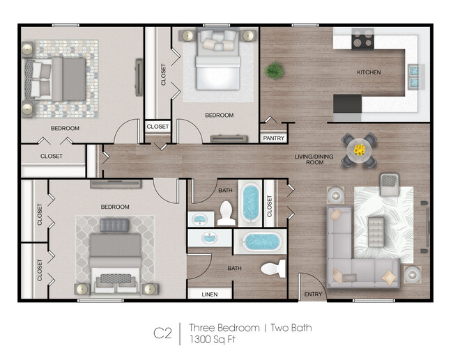 Floorplan - The Flats at Redstone