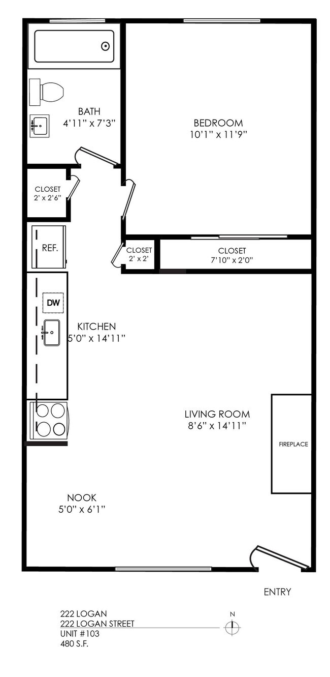 Floorplan - 222 Logan