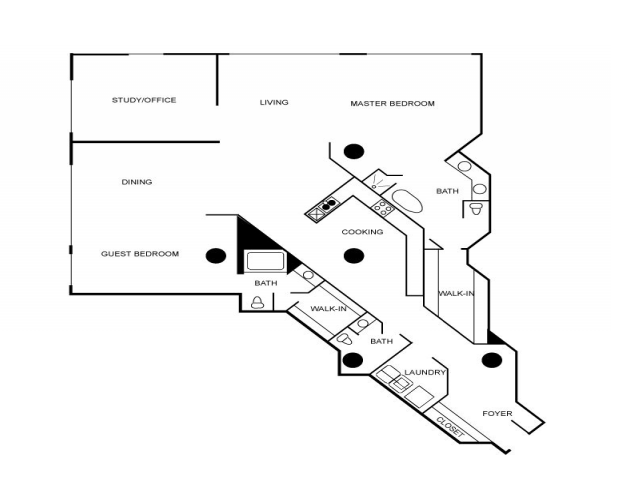 Floorplan - South Side on Lamar