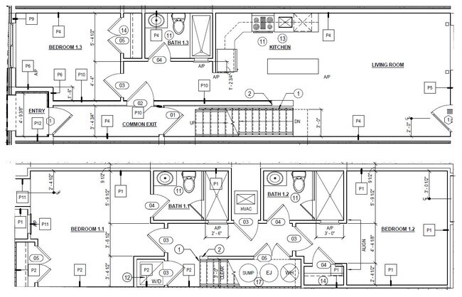 Floorplan - 731 N 35th Street Townhomes