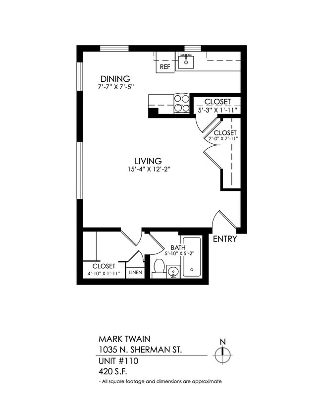 Floorplan - Mark Twain