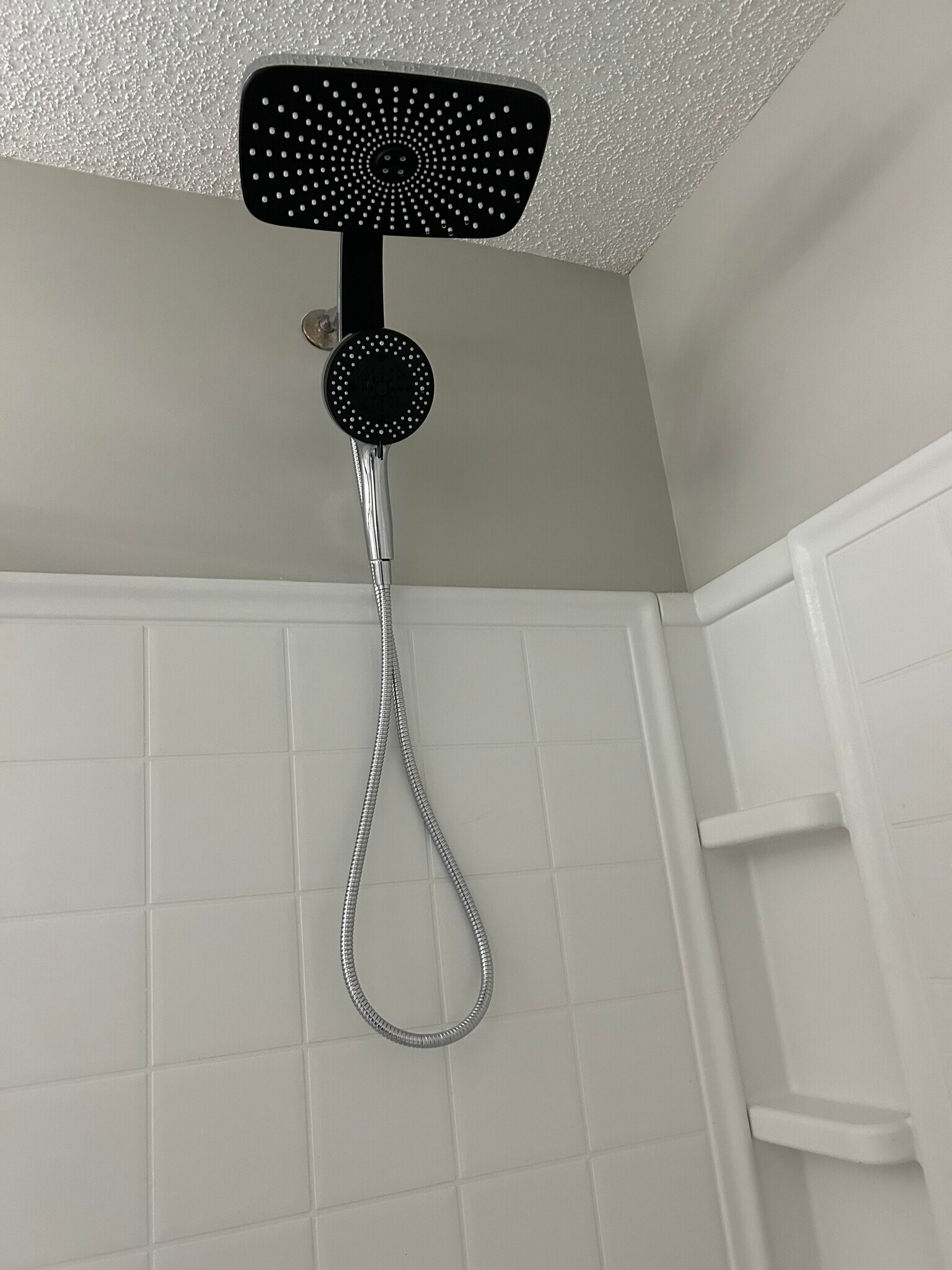 Massage shower head and hand spray in both baths - 4305 Timberbrooke Dr