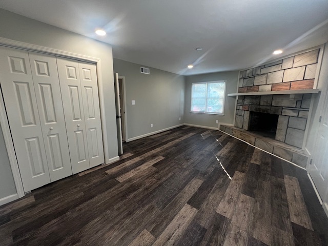 Master Bedroom Gas Fireplace - 3102 Cherokee St NW