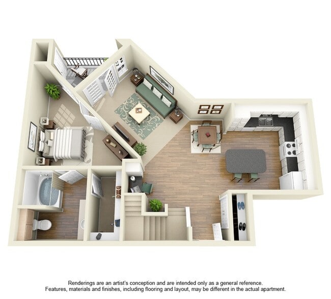 Floorplan - Villas at Katy Trail Apartments