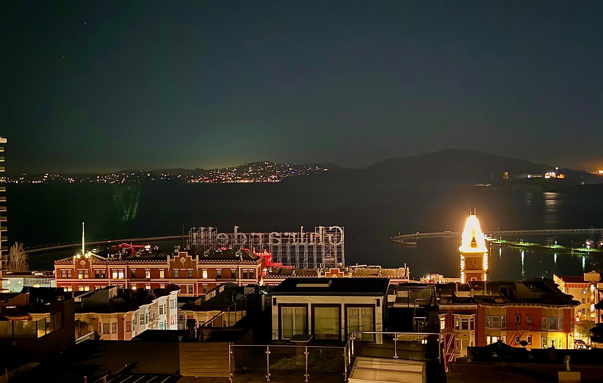 Views from unit @ night - 1015 Francisco St