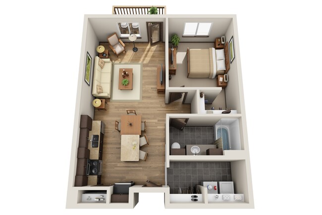 Floorplan - Deer Ridge Apartment Homes