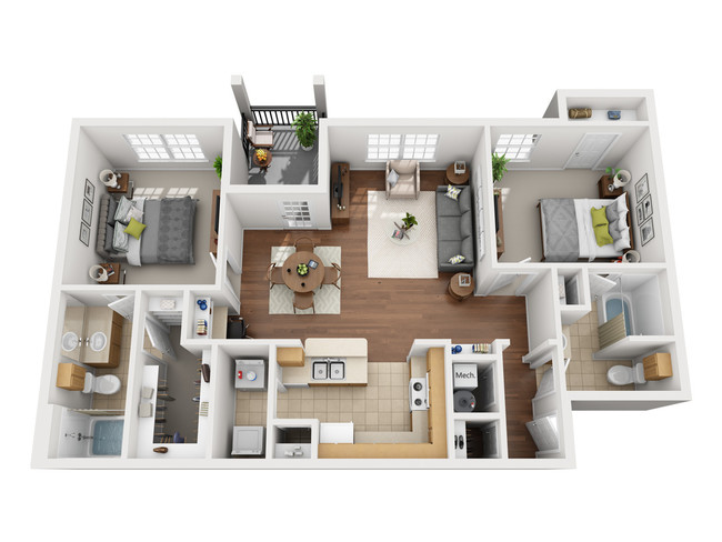 Floorplan - Riviera Apartments