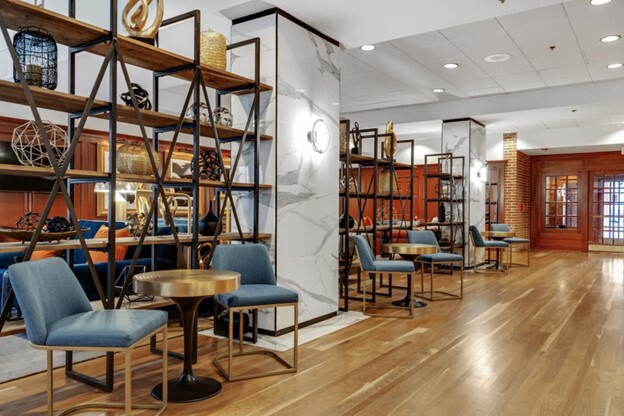 The hotel lobby. - 1000 Fell St