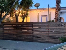 Front of house at dusk - 8268 Waring Ave
