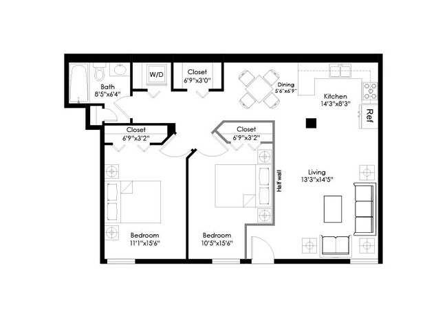 Floorplan - FreightYard Townhomes and Flats