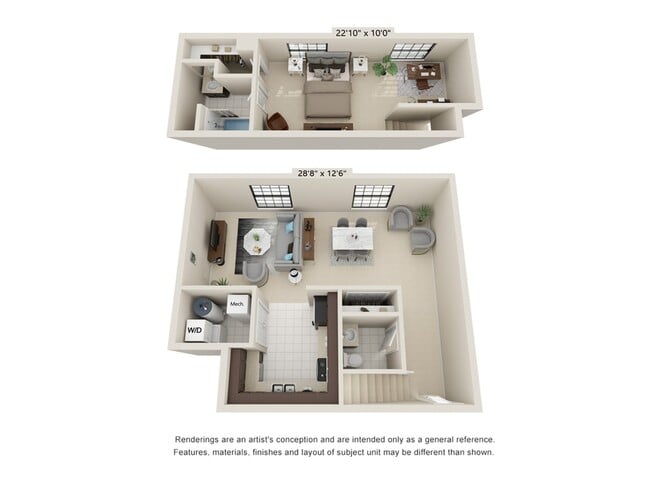 1 Bed 1.5 Bath - Shockoe Center