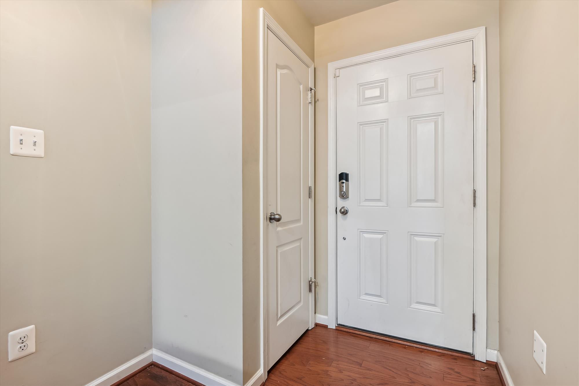 Entry Door with Electronic Lock - 503 Kinglets Roost Ln