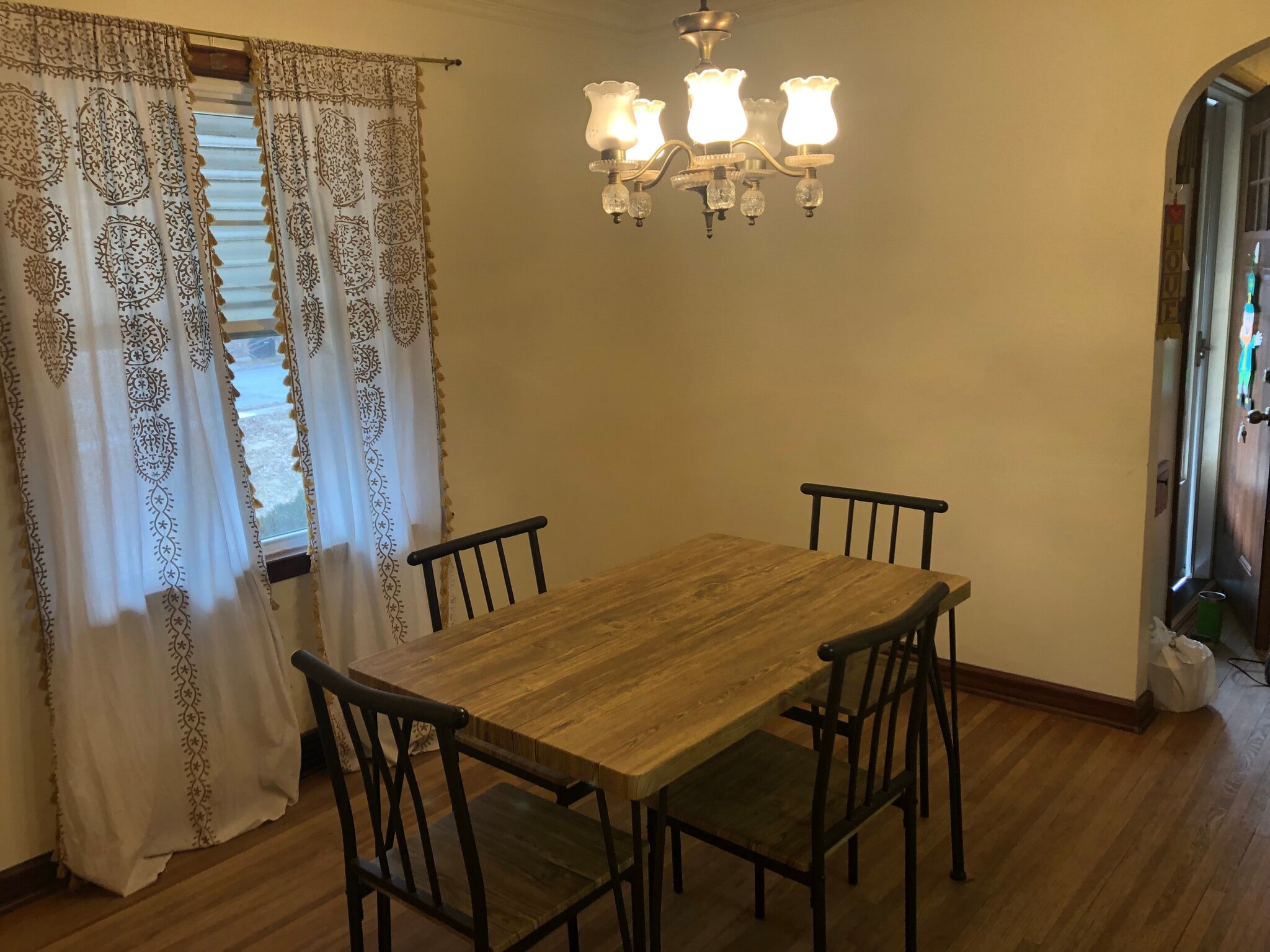 dining room and new window - 3536 N 47th Ave