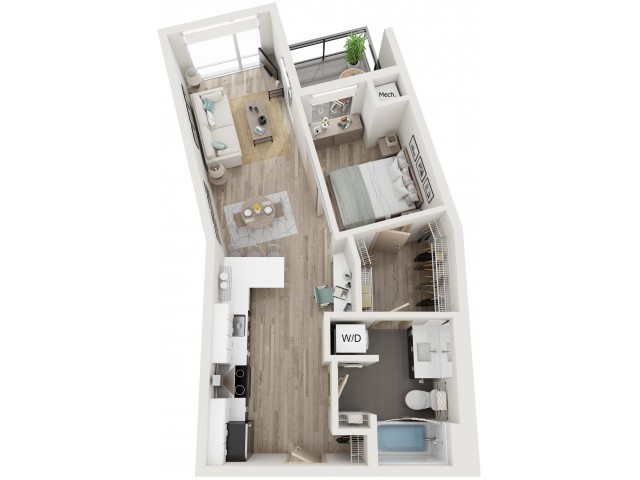 Floorplan - Gibson Apartments