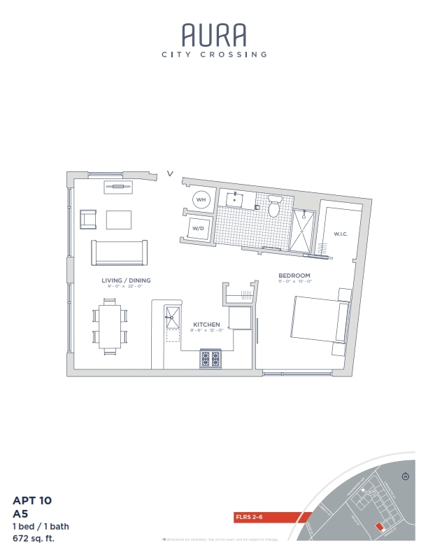 Floorplan - Aura at City Crossing