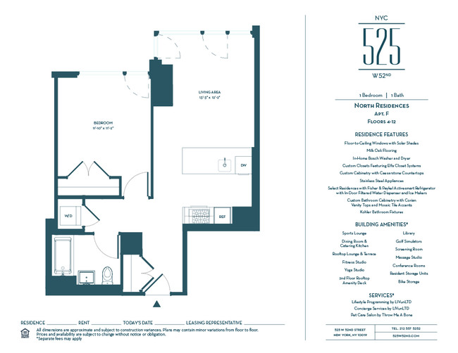 Floorplan - 525 West 52nd