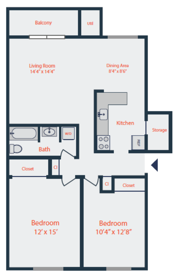 Floorplan - Lansdowne Station Apartments