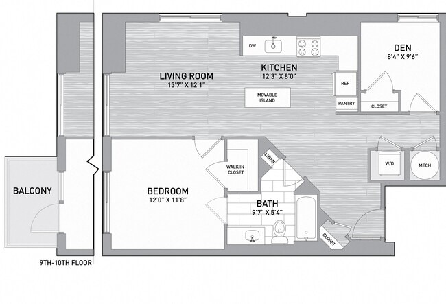Floorplan - Union on Queen