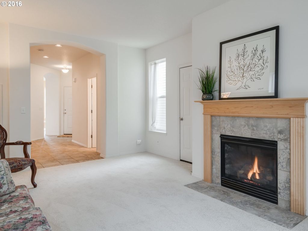 Livingroom with Fireplace - 6241 SW 205th Avenue