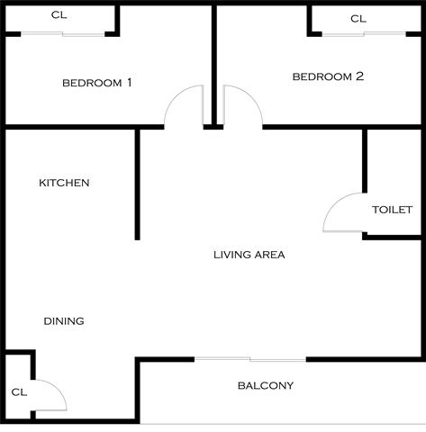 Floorplan - Orange Tree Village Apartments