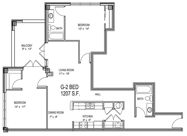 Floorplan - 707 North