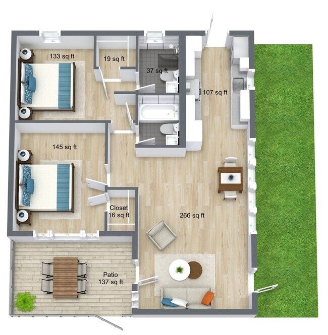 Floorplan - The Leland I